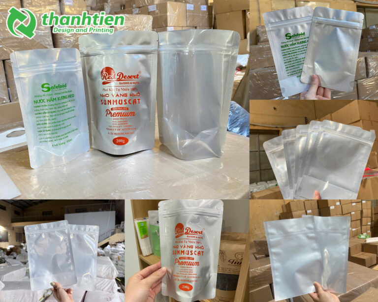 Bán túi zipper bạc giá sỉ