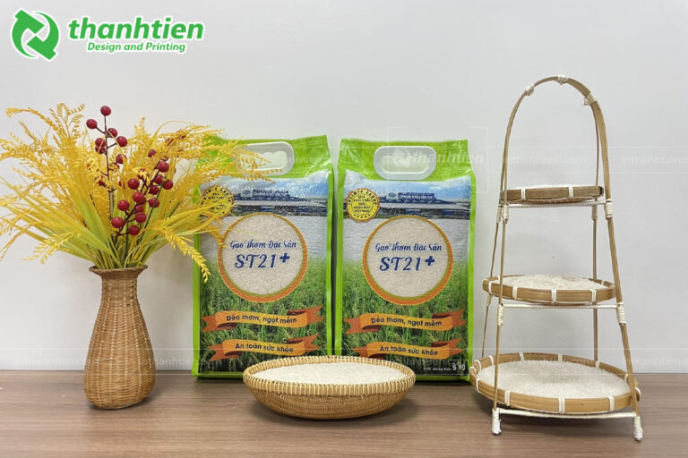 Bao bì màng ghép đựng gạo