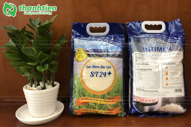 Bao đựng gạo thiết kế đẹp