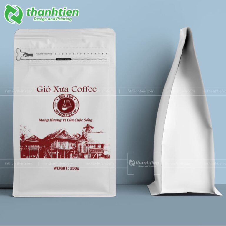 In túi bạc 8 cạnh