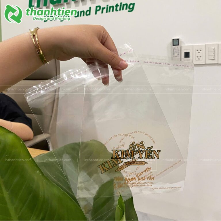 In túi OPP băng keo dán miệng