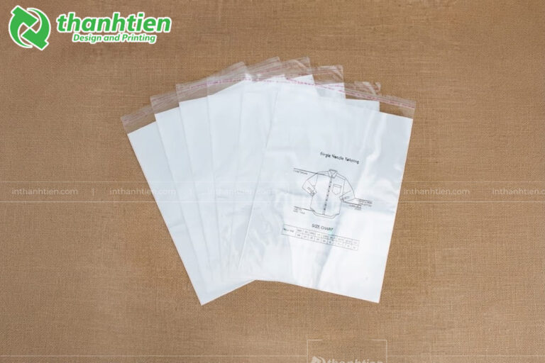 In túi OPP bóng kiếng đựng quần áo
