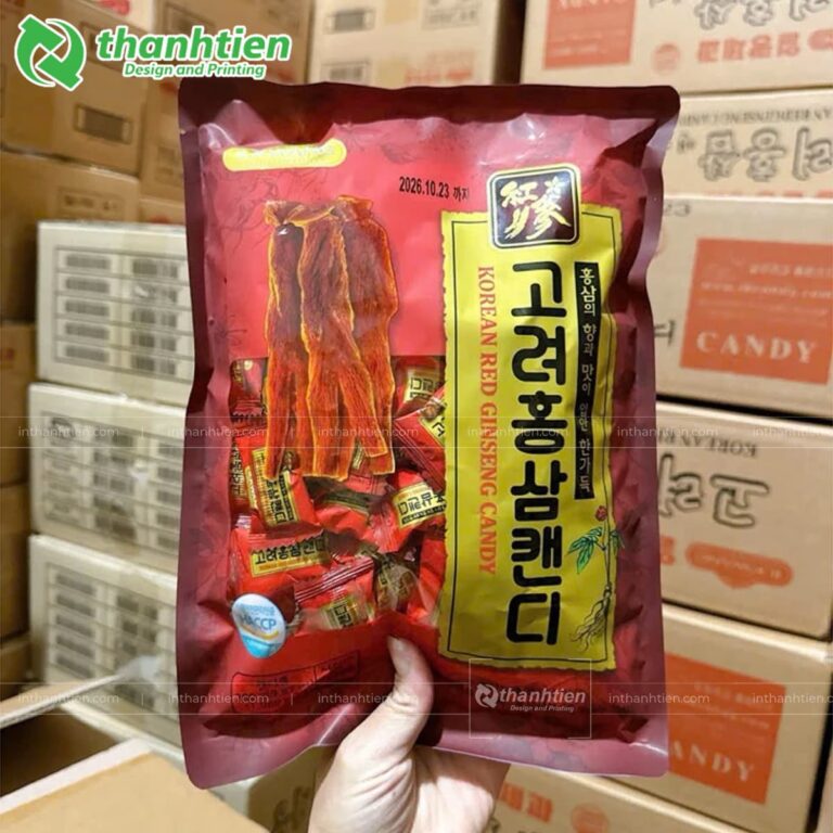 In túi zip đựng hồng sâm