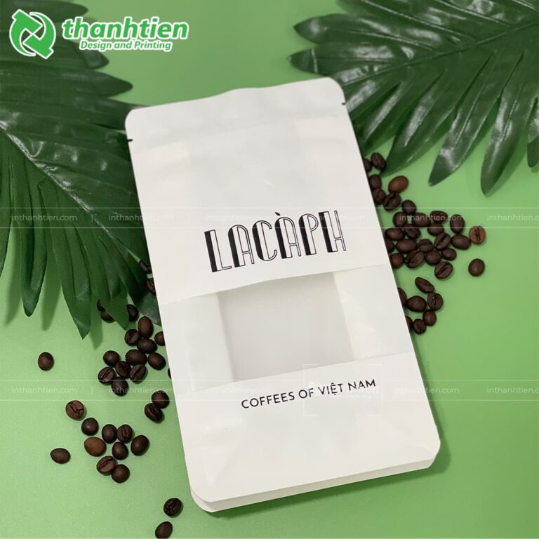 In túi zip giấy 8 cạnh