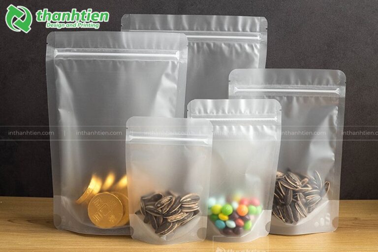 Mẫu túi zip trong suốt