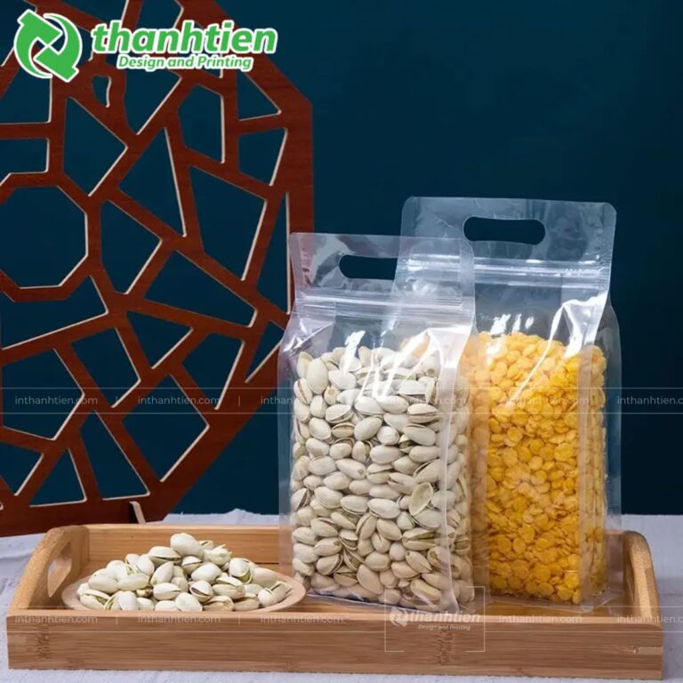 Túi 8 cạnh có quai xách đựng thực phẩm