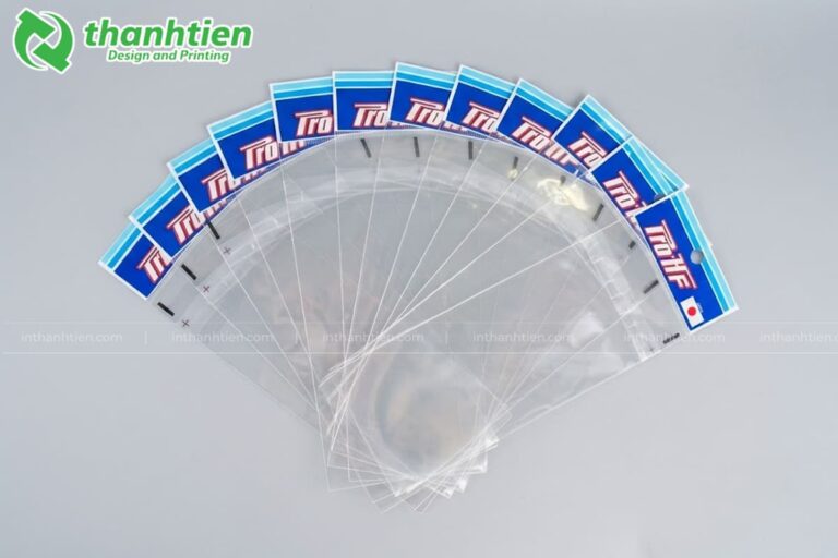 Túi bóng kính dán miệng OPP