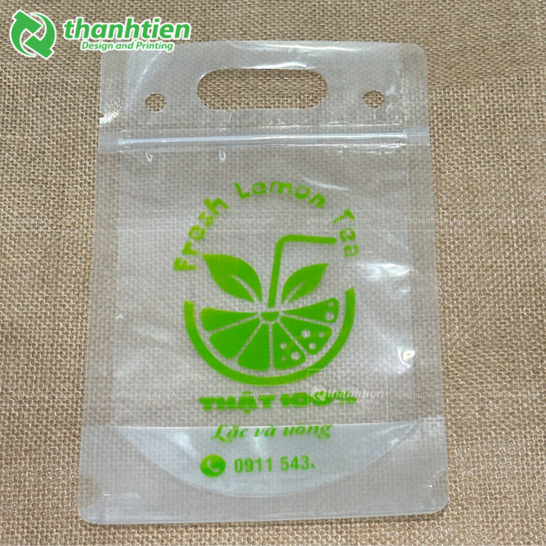 Túi đục lỗ xoài gắn zip