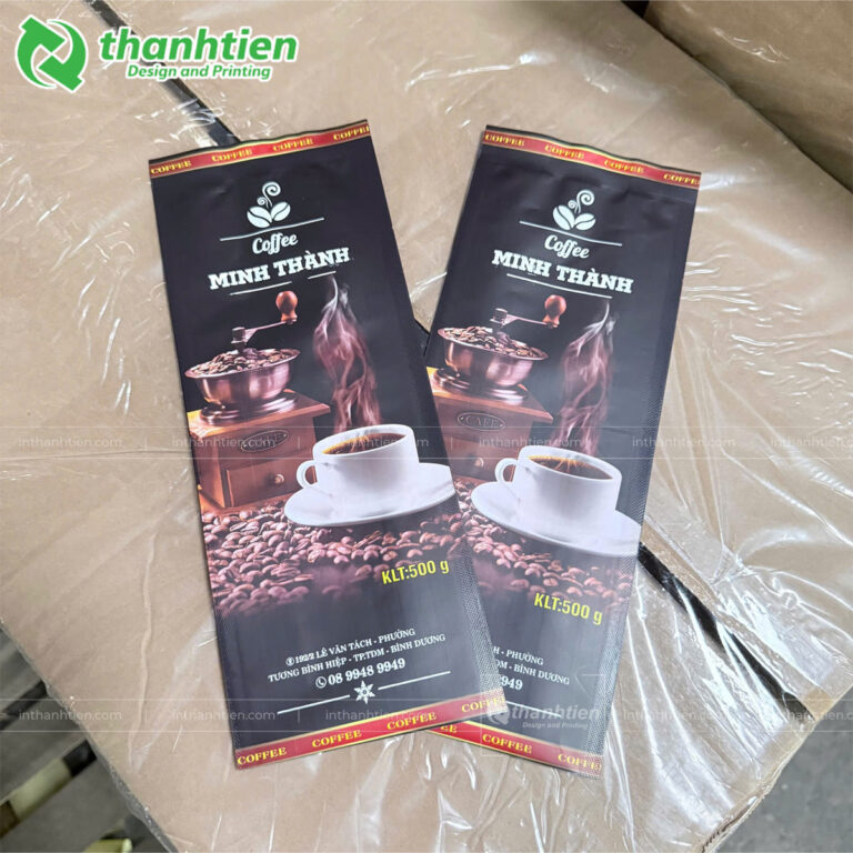 Túi nhôm đựng bột cà phê