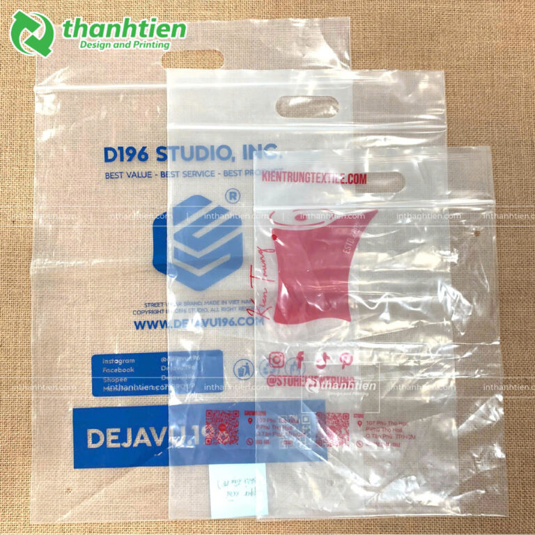 Túi zip đục lỗ xoài