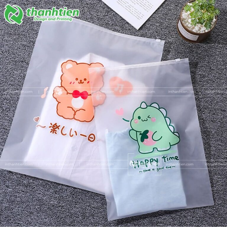 Túi zip đựng quần áo sơ sinh
