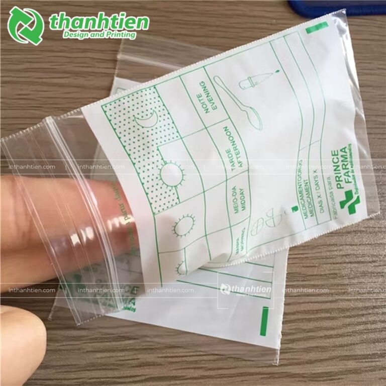 Túi zip nhỏ đựng thuốc tây