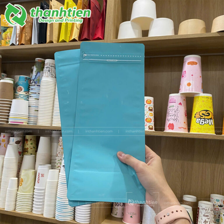 Túi zip nhôm 8 cạnh khóa nhật