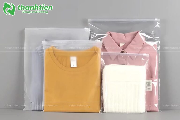 Túi zip quần áo có khóa kéo