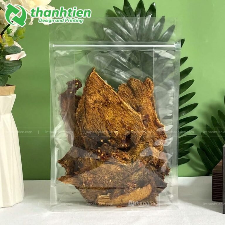 Túi zip trong 8 cạnh cỡ lớn