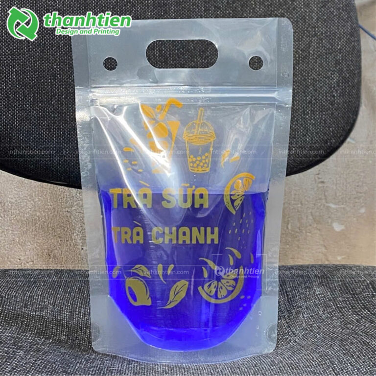 Túi zip trong suốt đục lỗ xoài