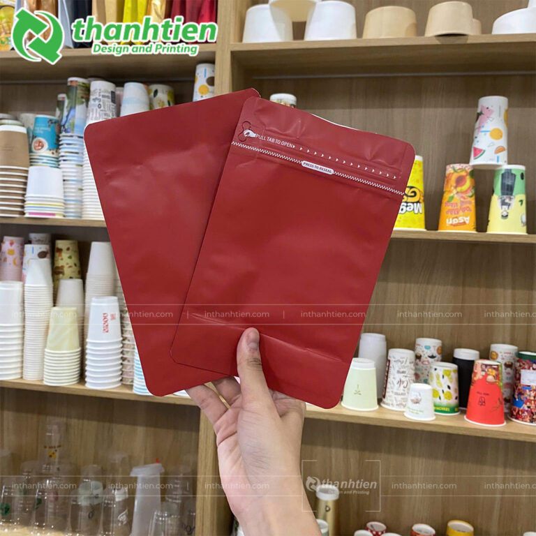 Túi zipper 8 cạnh đẹp
