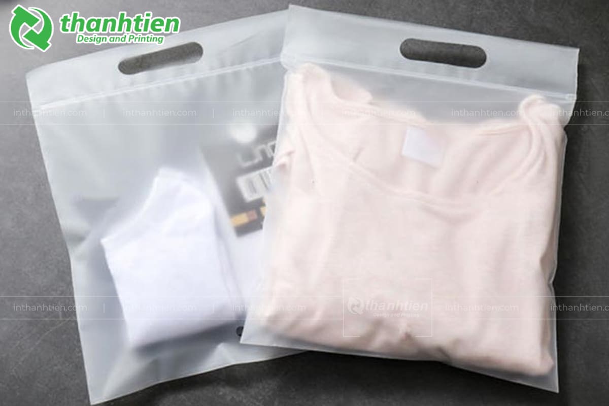 Túi zipper có quai xách khổ lớn