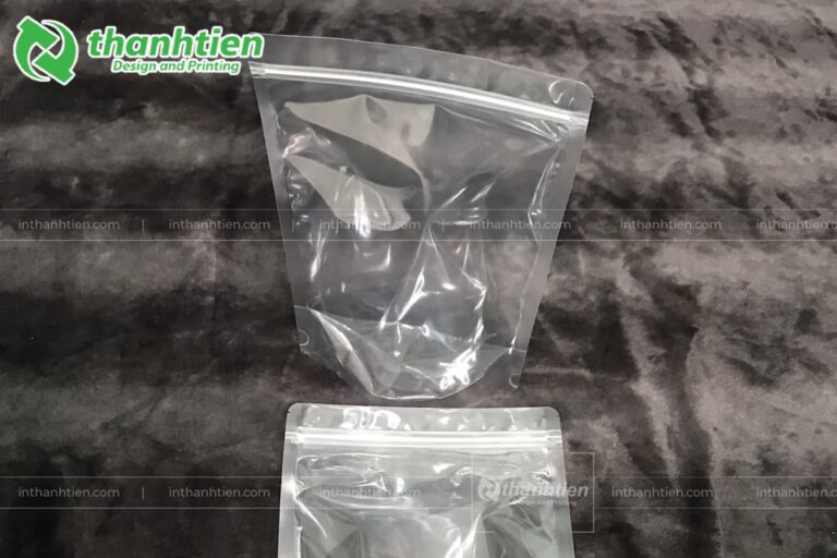 Túi zipper trong đáy đứng