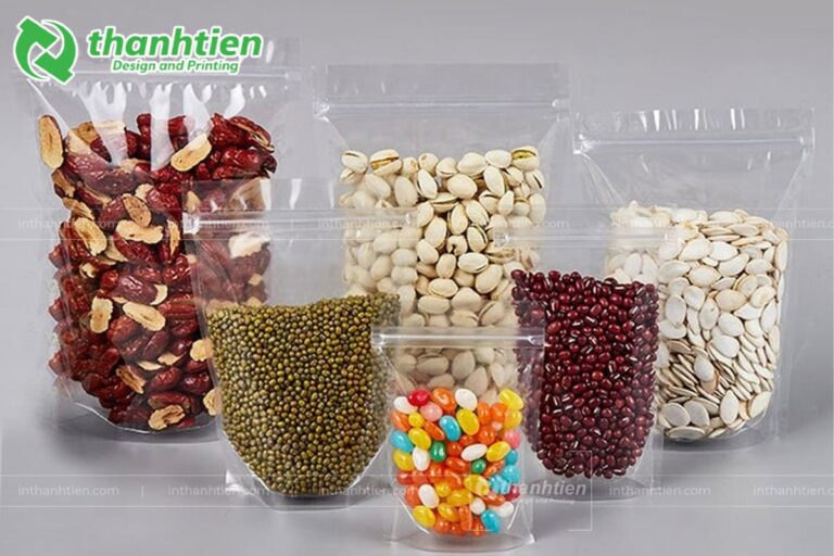 Túi zipper trong đựng thực phẩm 