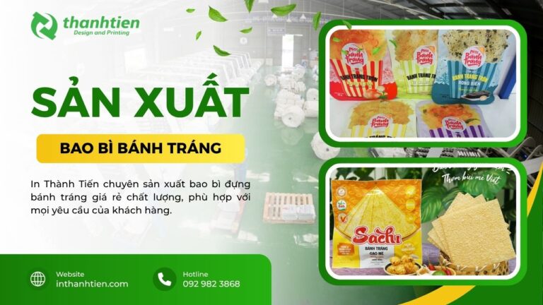 Xưởng bao bì bánh tráng