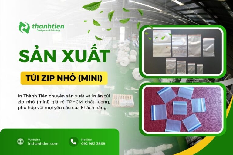 Xưởng túi zip nhỏ giá rẻ tại TPHCM