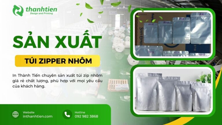 Xưởng túi zipper nhôm tphcm