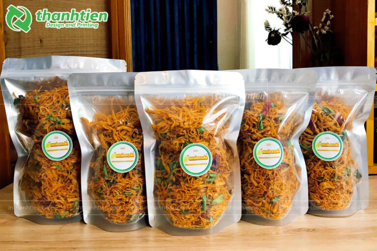 Túi zipper đựng khô gà giá rẻ