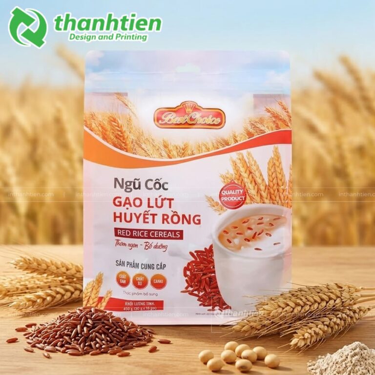Túi hàn 3 biên đựng ngũ cốc