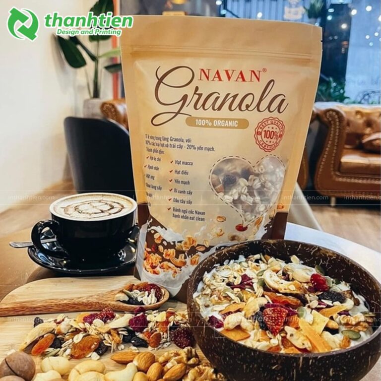 Túi zip giấy đựng ngũ cốc