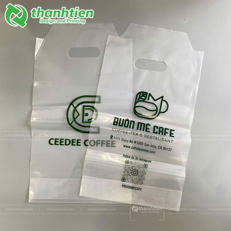 In ấn túi đựng 1 ly trà sữa chất lượng 