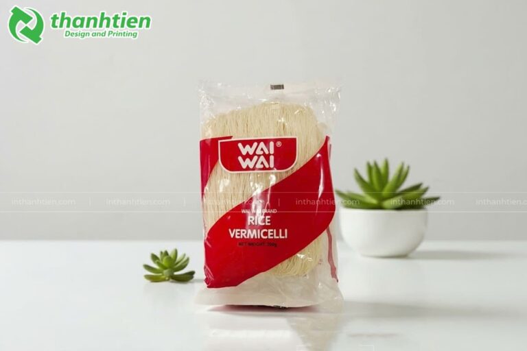 Mẫu bao bì bún miếng khô đẹp