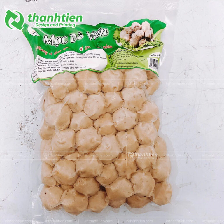 Sản xuất bao bì bò viên giá rẻ