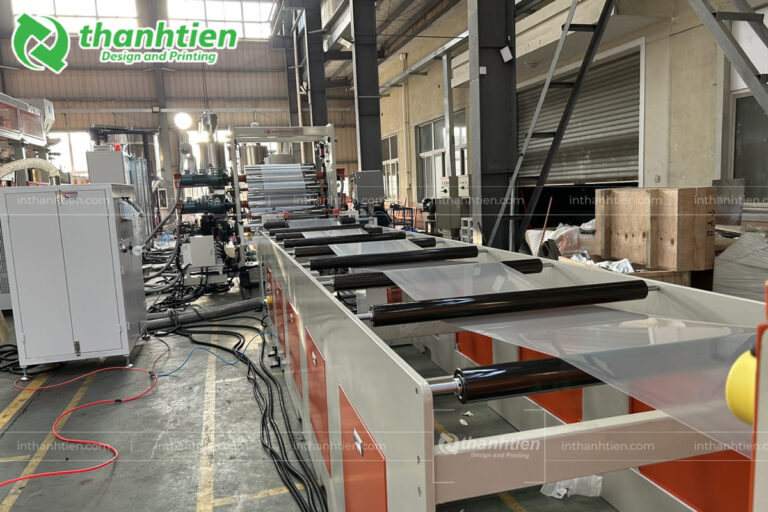 Sản xuất túi PE dạng cuộn thực phẩm 