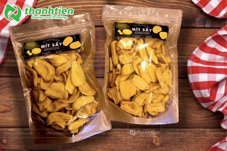 Túi bạc 1 mặt đựng mít sấy