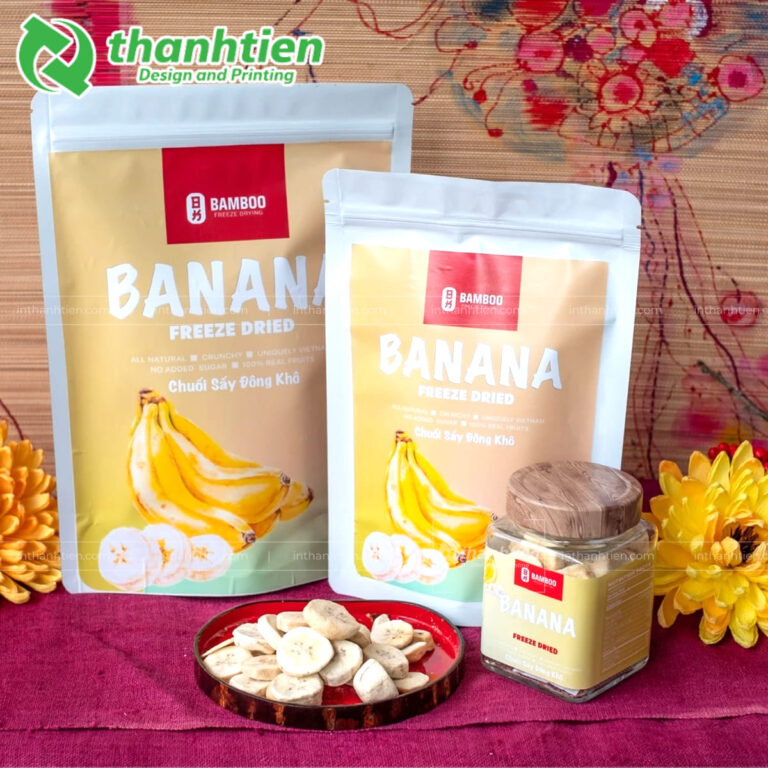 Túi bạc đựng chuối sấy