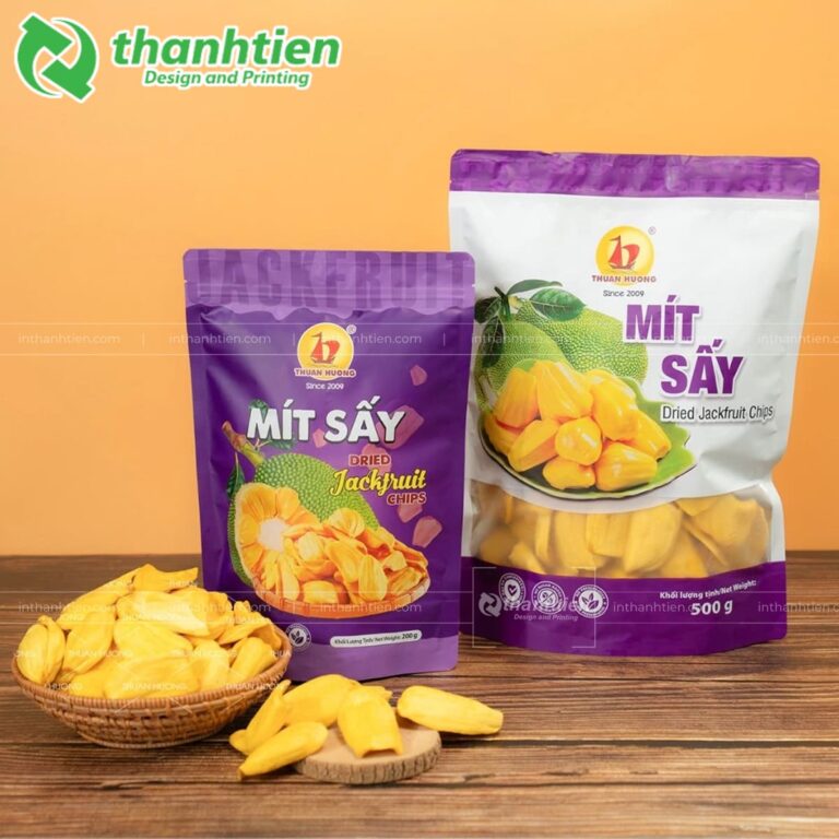 Túi đáy đứng đựng mít sấy