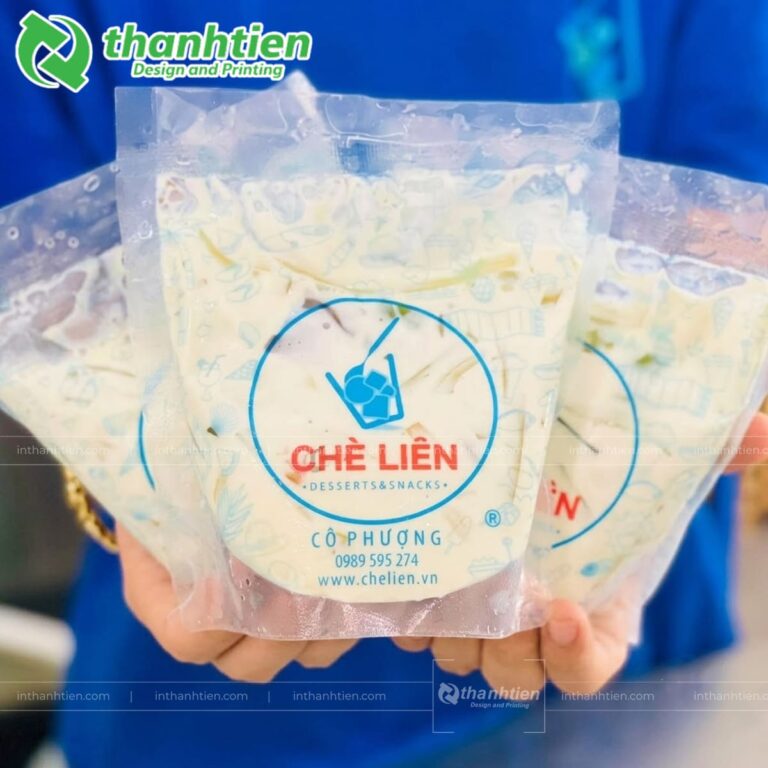 Túi ép 3 biên đựng chè Liên