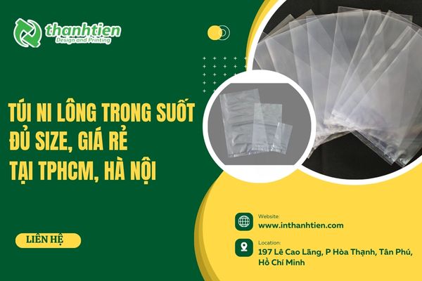 túi ni lông trong suốt