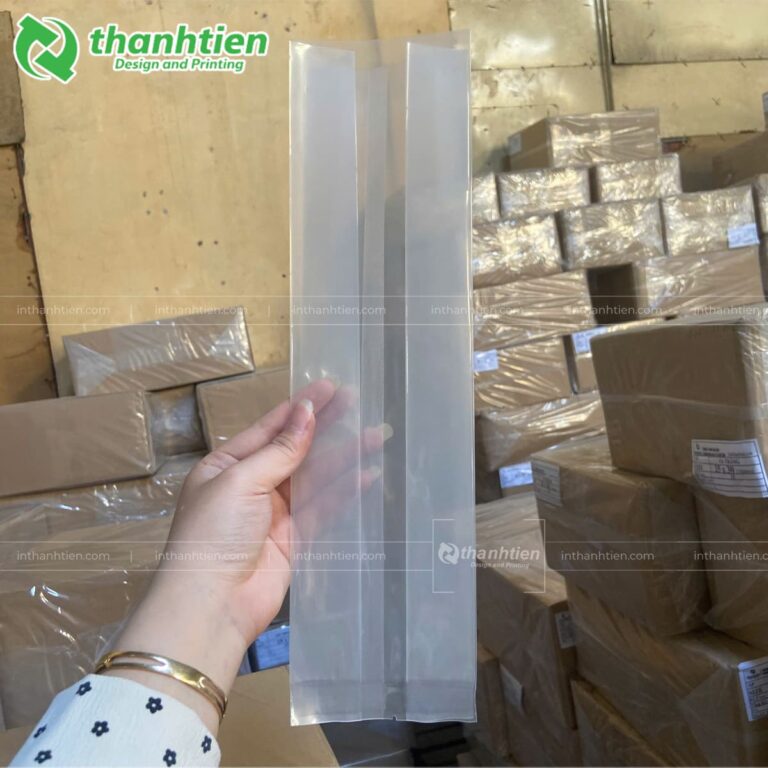Túi PE gấp hông