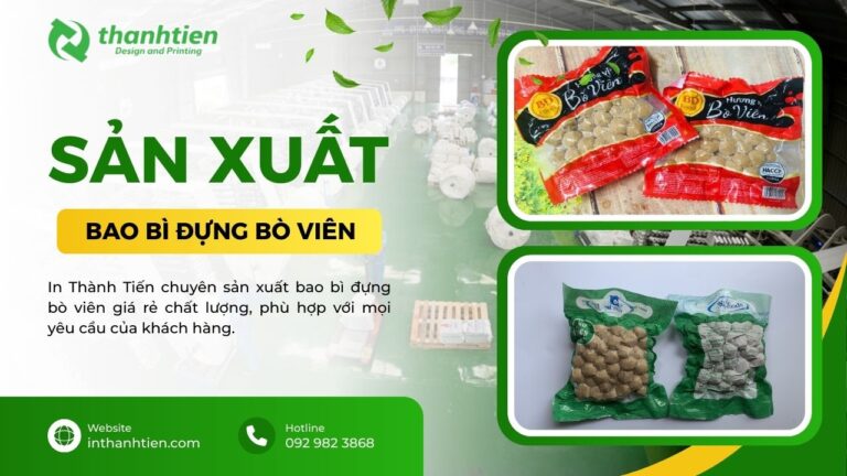 Xưởng bao bì bò viên