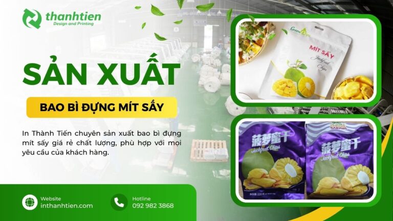 Xưởng bao bì mít sấy