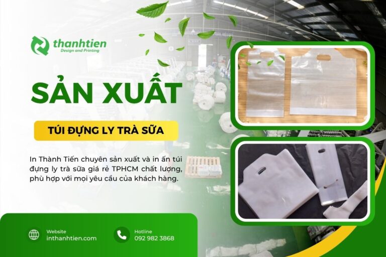 Xưởng túi đựng ly cà phê trà sữa tphcm