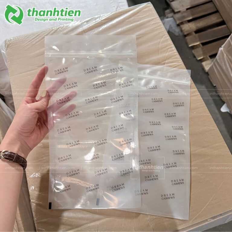 Bao hút chân không có khóa kéo