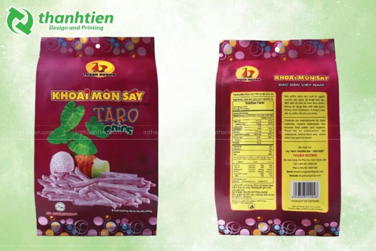 in ấn bao bì khoai môn sấy
