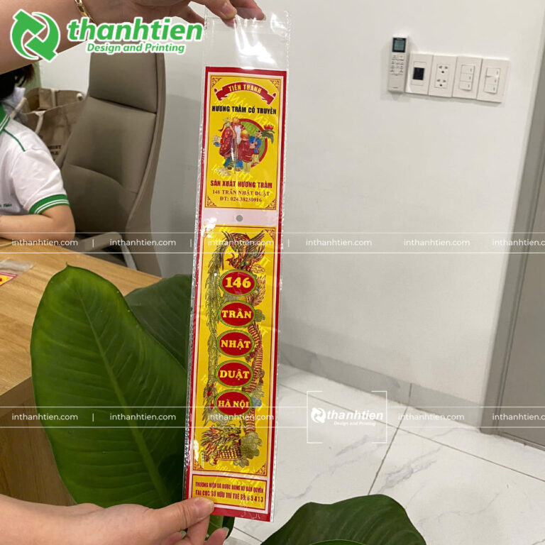 in túi đựng nhang