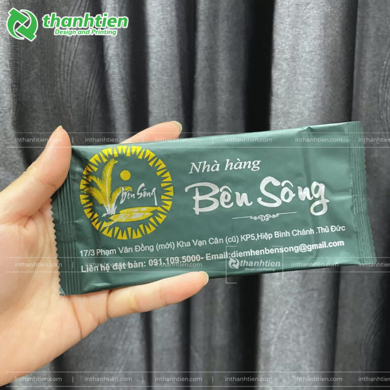 Kích thước bao bì khăn lạnh