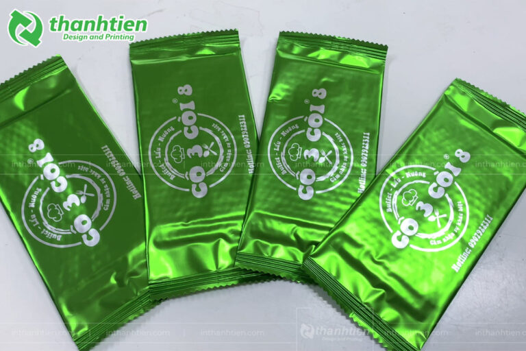 Mẫu bao bì khăn lạnh đẹp