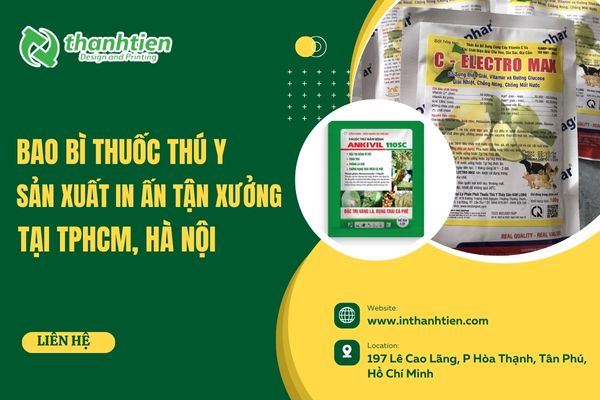 Sản xuất bao bì thuốc thú y giá rẻ