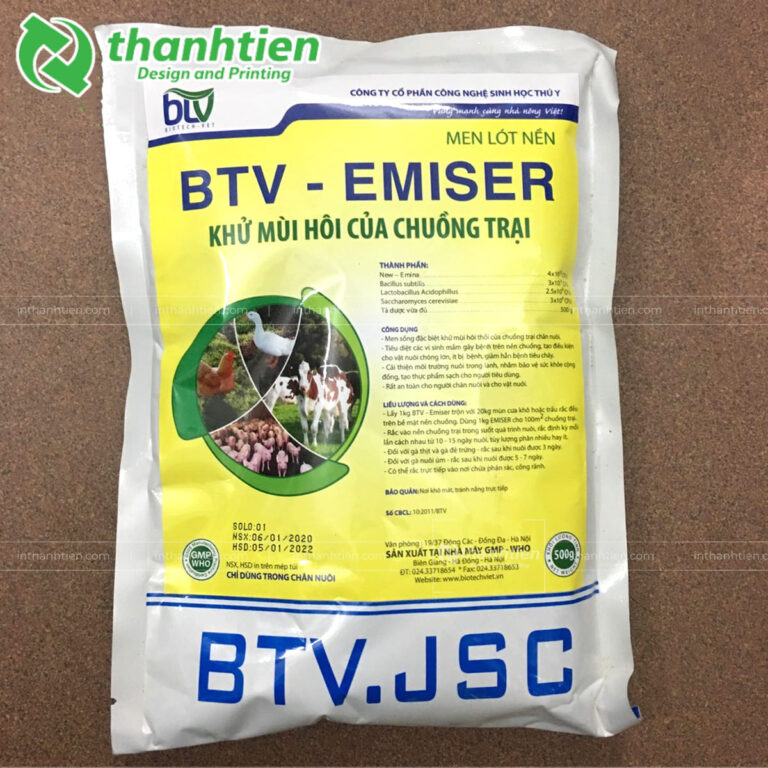 Túi 3 biên đựng thuốc thú y